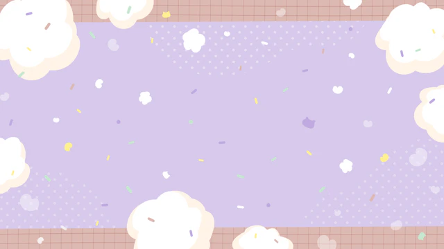 ふわふわお菓子な背景(10種)のサムネイル２枚目