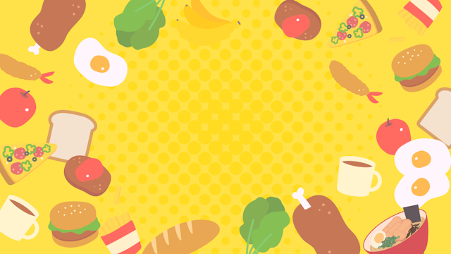 食いしんぼうの背景(11種)のサムネイル２枚目