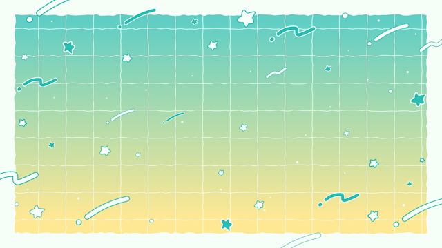 レトロポップな星背景(9種)のサムネイル１枚目