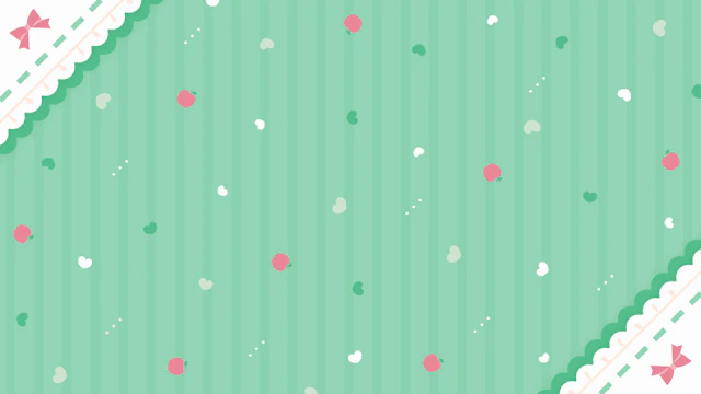 りんごとフリルの背景(8種)のサムネイル１枚目