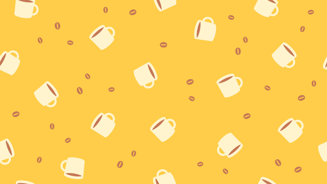 コーヒーの柄背景(8種)のサムネイル１枚目