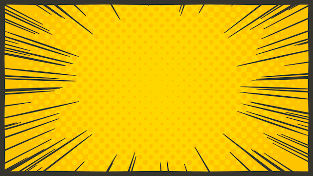 コミック風集中線の背景(8種)のサムネイル２枚目