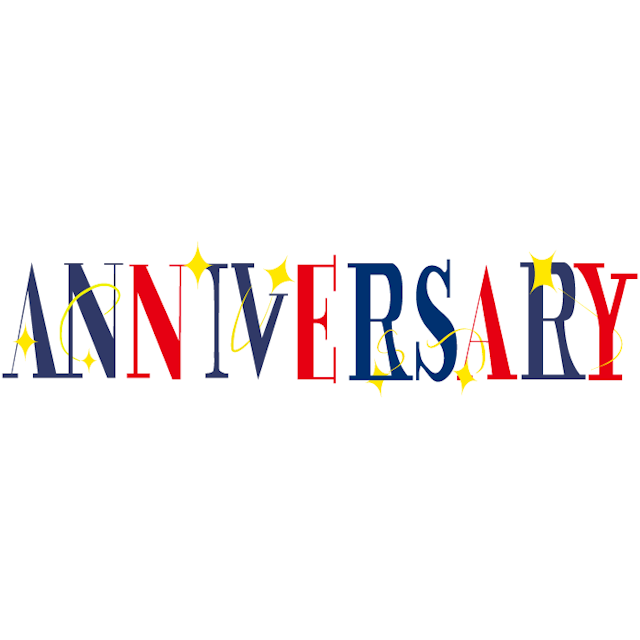 １～６周年対応！ANNIVERSARYロゴのサムネイル１枚目