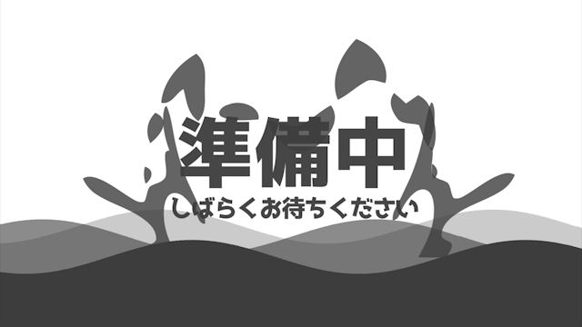 待機画面に使える素材動画～水面から文字が飛び出る演出（ホワイト）～（ループ可）のサムネイル２枚目